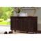 Baxton Studio Winda 3-Door Dark Brown Wooden Entryway Shoes Storage Cabinet 118-6514 - alternate 5